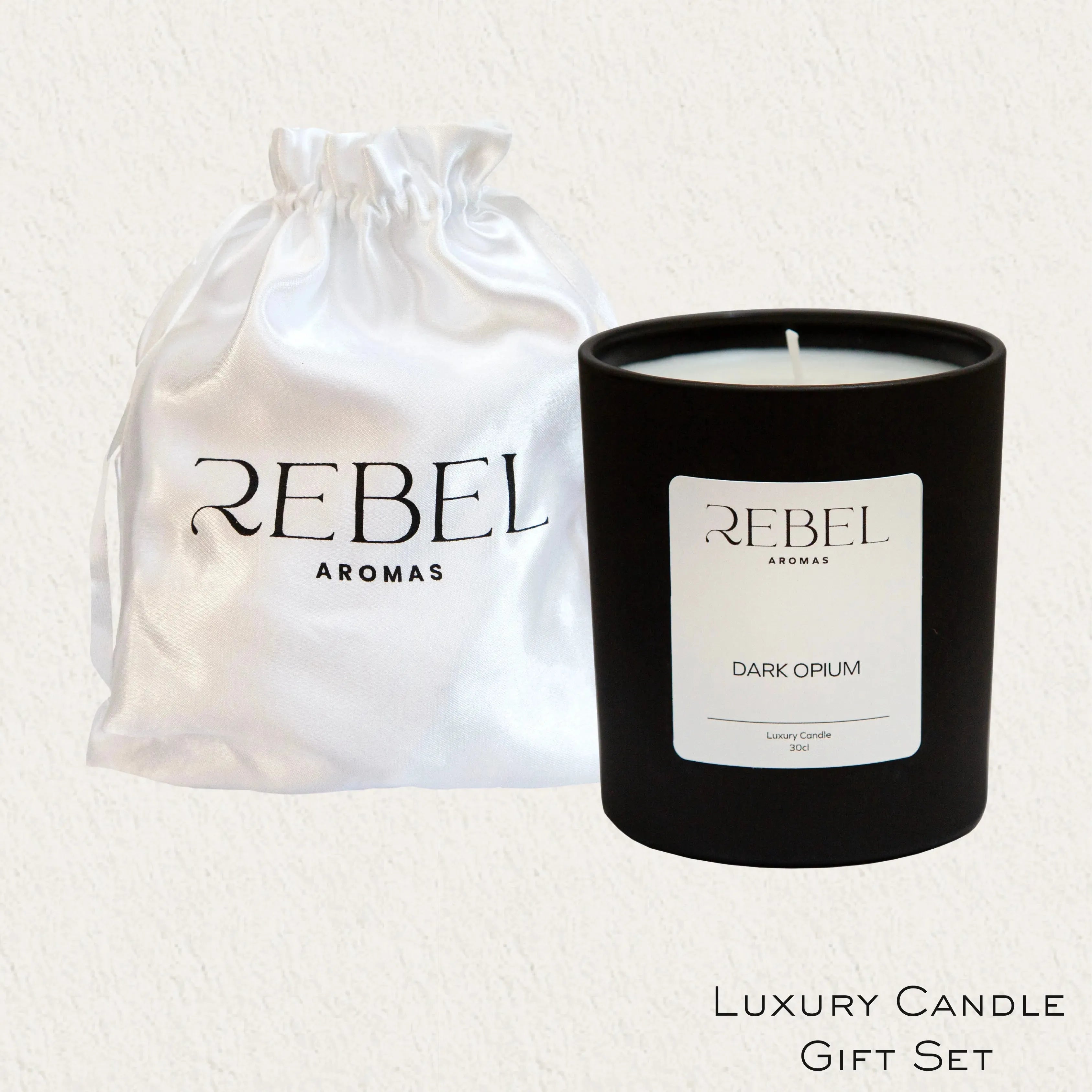 Black Candle Gift Set