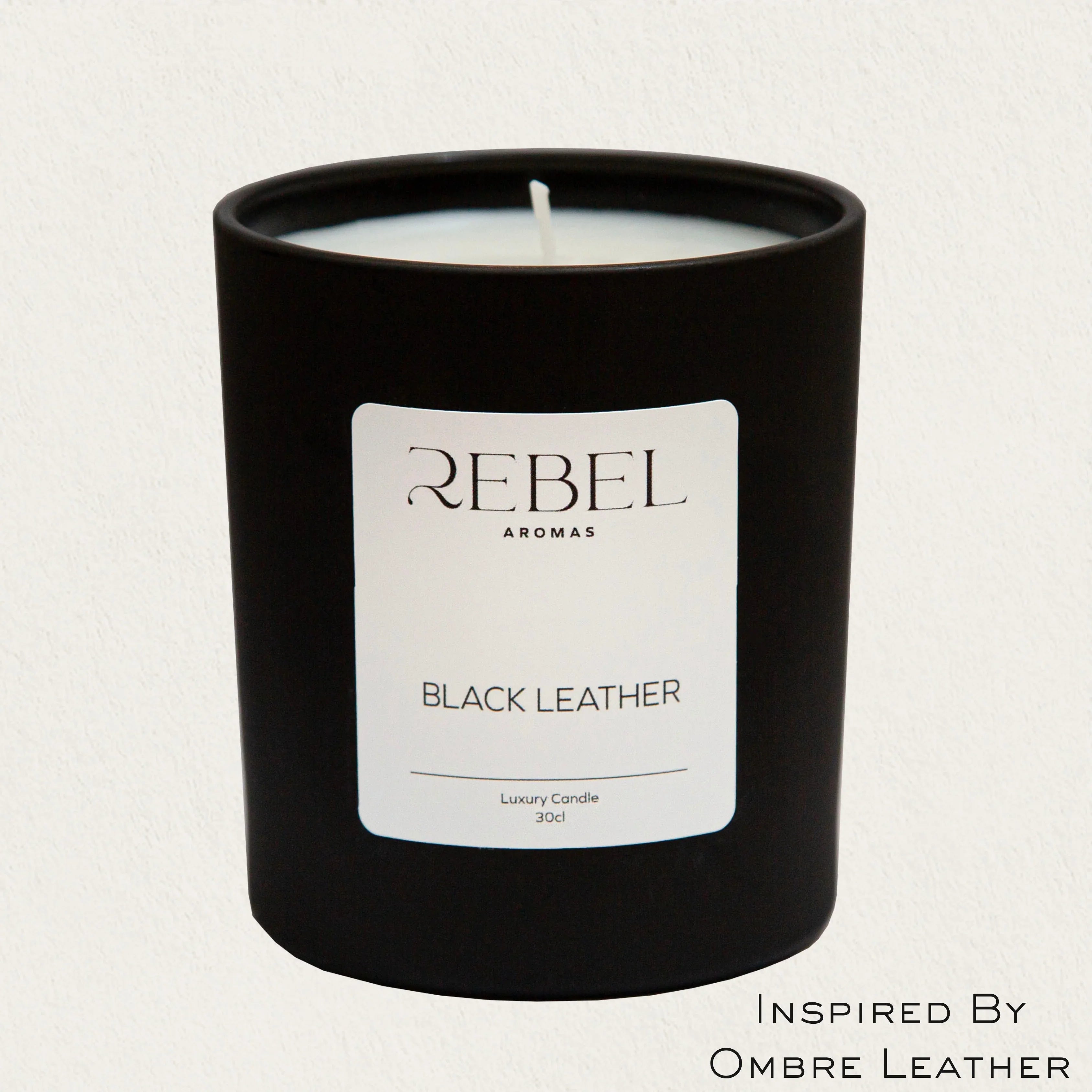 Large black candles