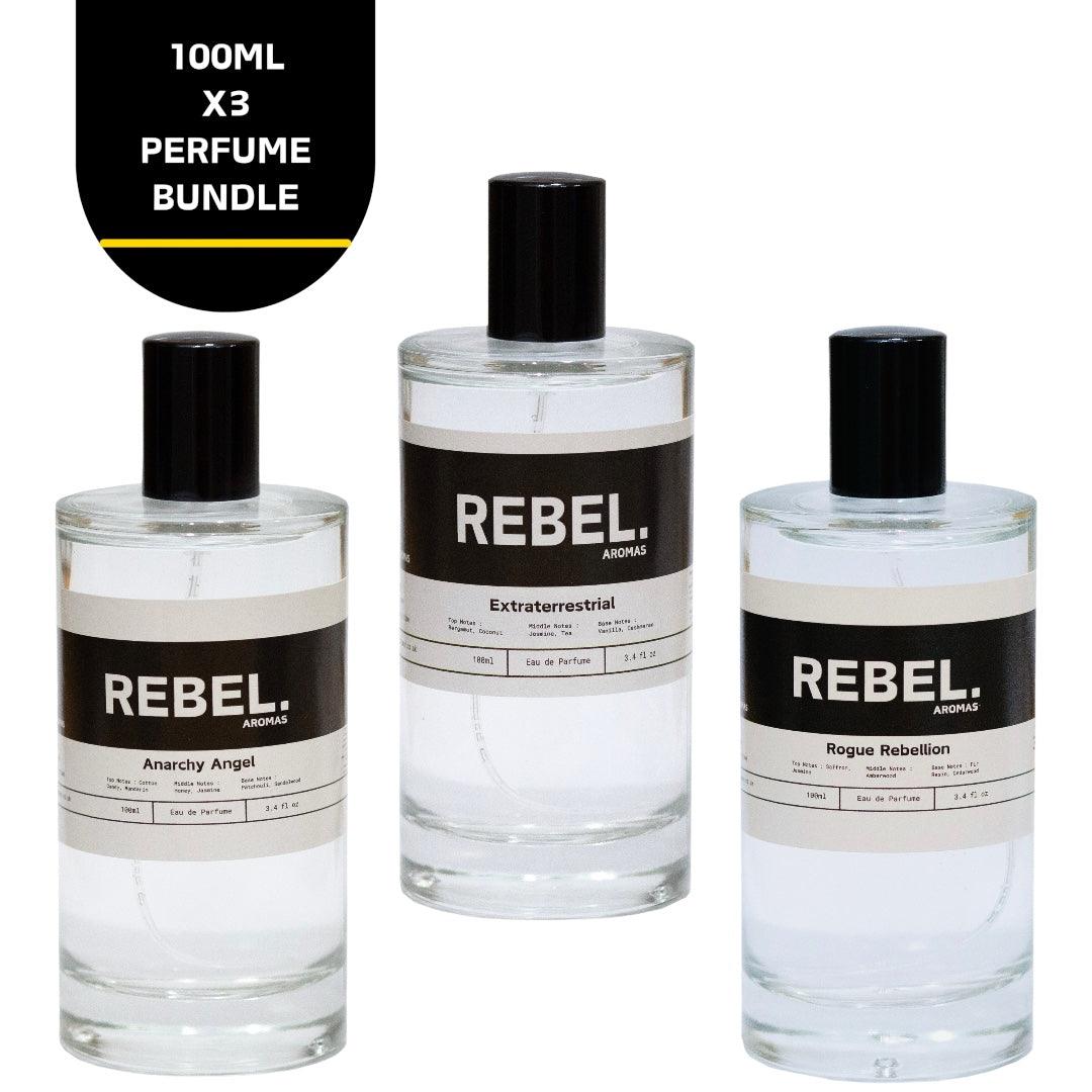 100ml x3 Perfume Bundle - Rebel Aromas