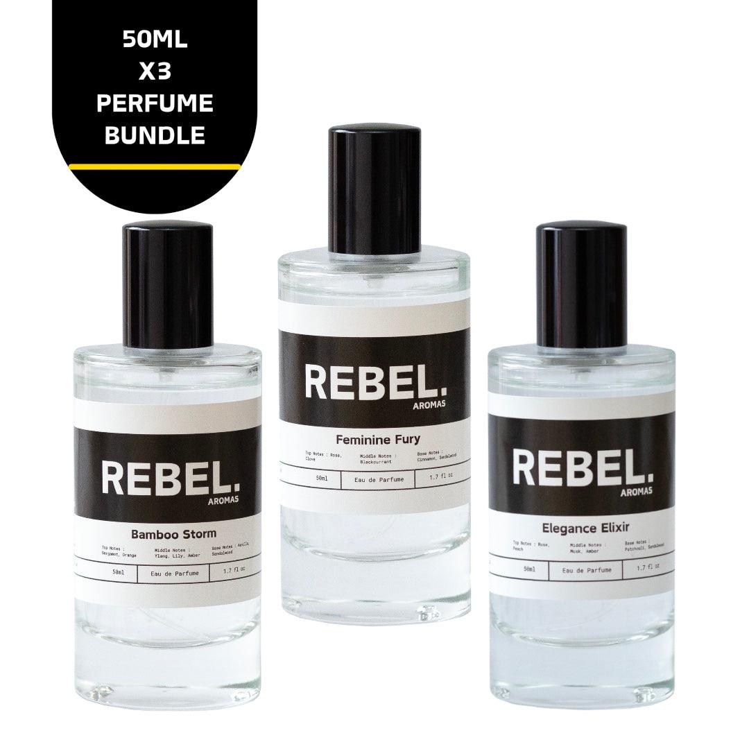 50ml x3 Perfume Bundle - Rebel Aromas