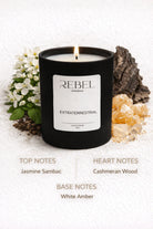 Extraterrestrial alient perfume candle