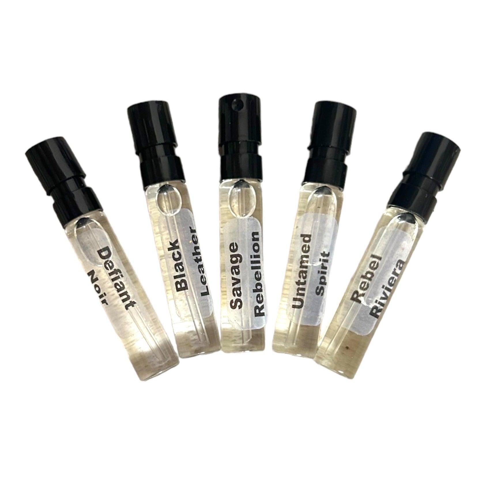 5x Sample Bundle- 2ml Perfumes and Aftershaves - Rebel Aromas