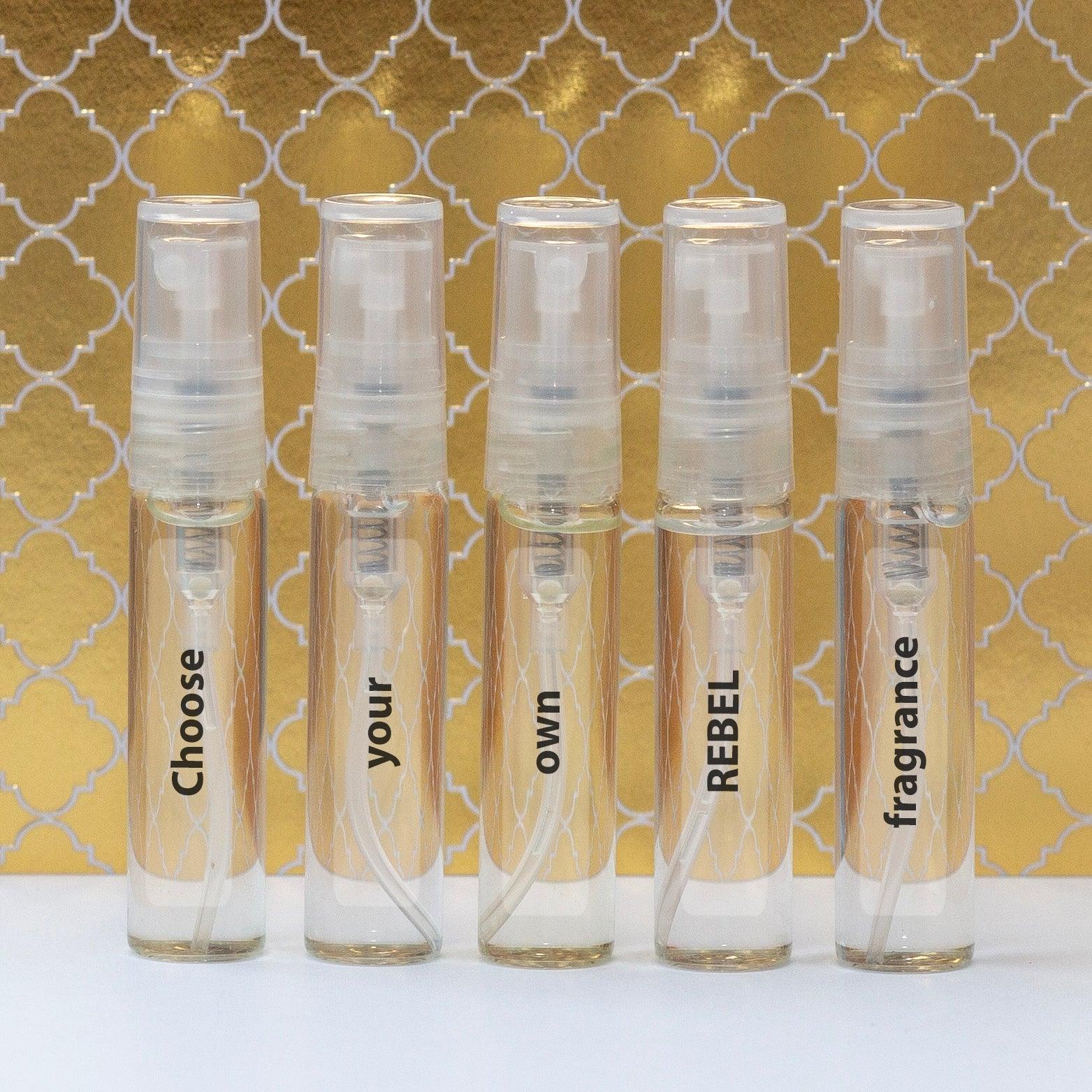 5x Sample Bundle- 5ml Perfumes and Aftershaves - Rebel Aromas
